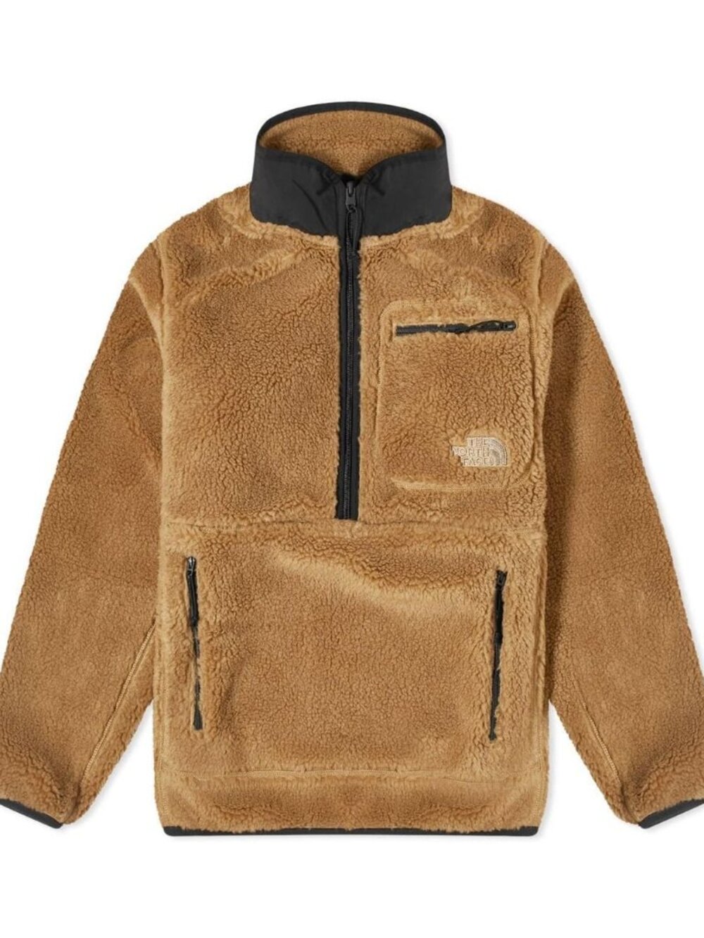 The North Face Brown Extreme Pile Pullover Fleece Jacket